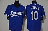 Dodgers 10 Justin Turner Royal 2020 Nike Cool Base Jersey,baseball caps,new era cap wholesale,wholesale hats